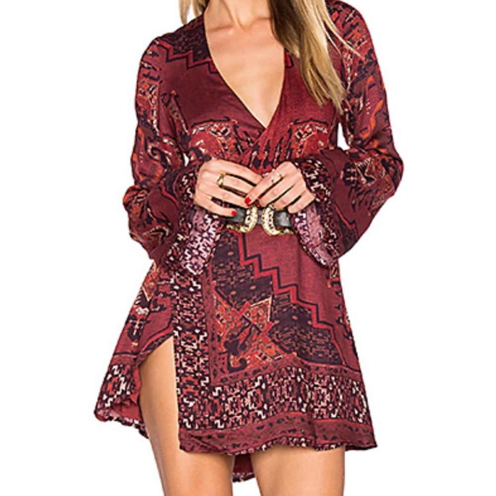 The Jetset Diaries Long Sleeve Mini Dress